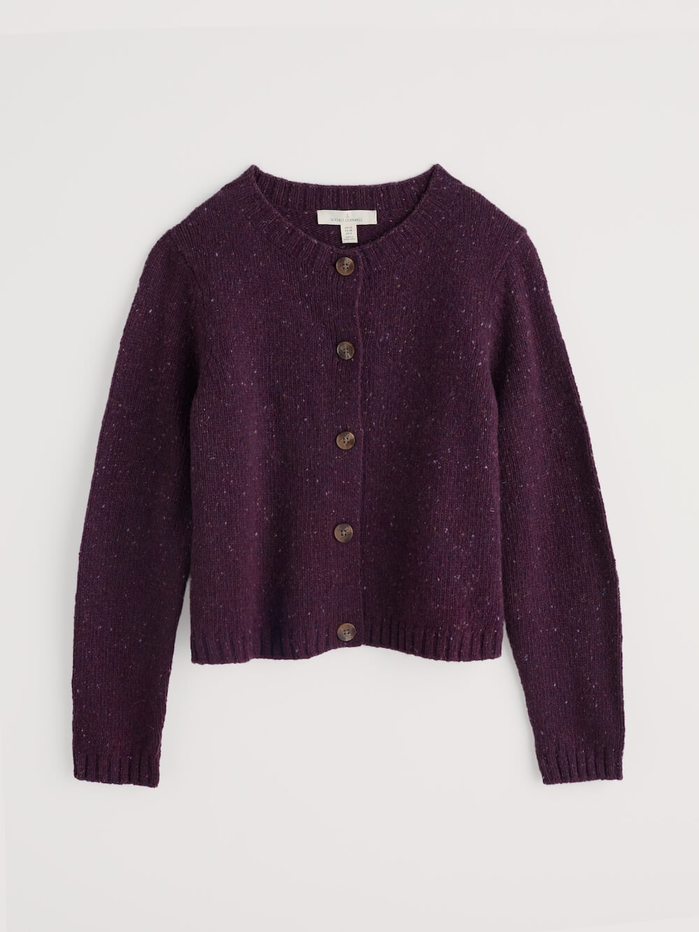 Seasalt - Dawson Pick Merino Cardigan - Grape