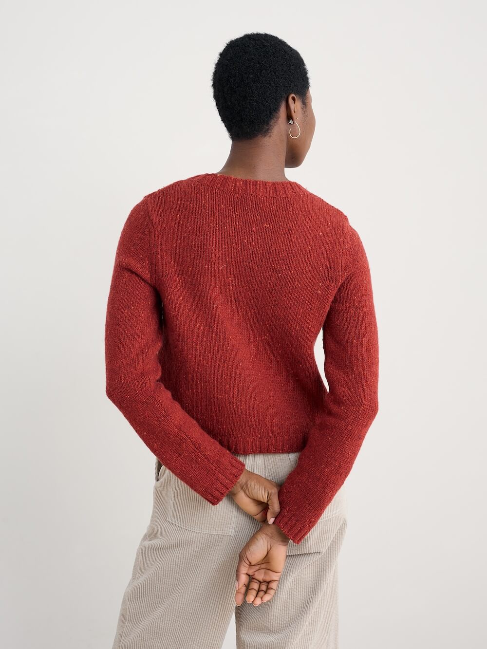 Seasalt - Dawson Pick Merino Cardigan - Red Sail