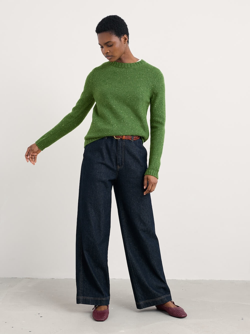 Seasalt - Dawson Pick Jumper - Fern