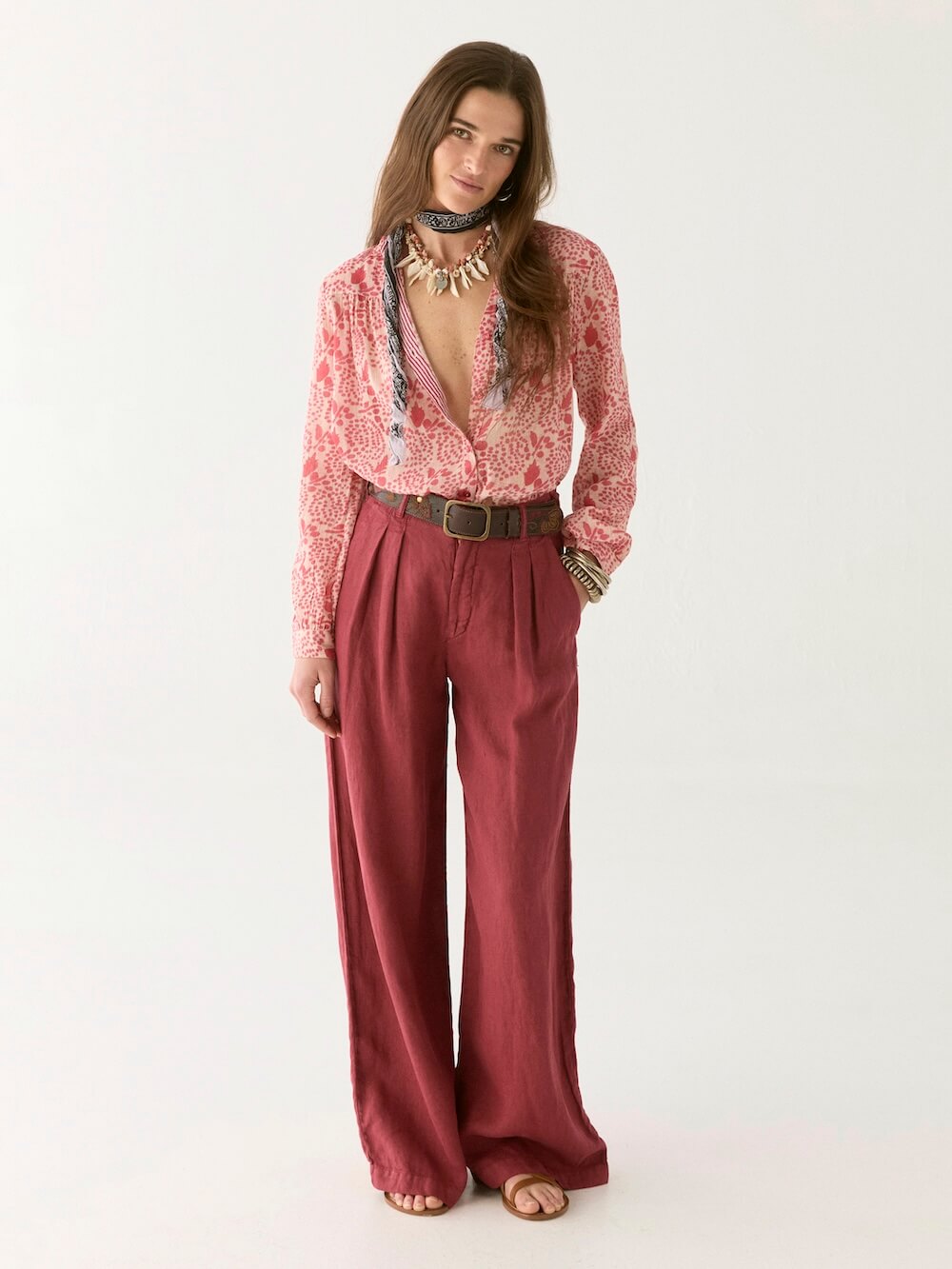 Maison Hotel - Dylan Blouse - Pink Martini