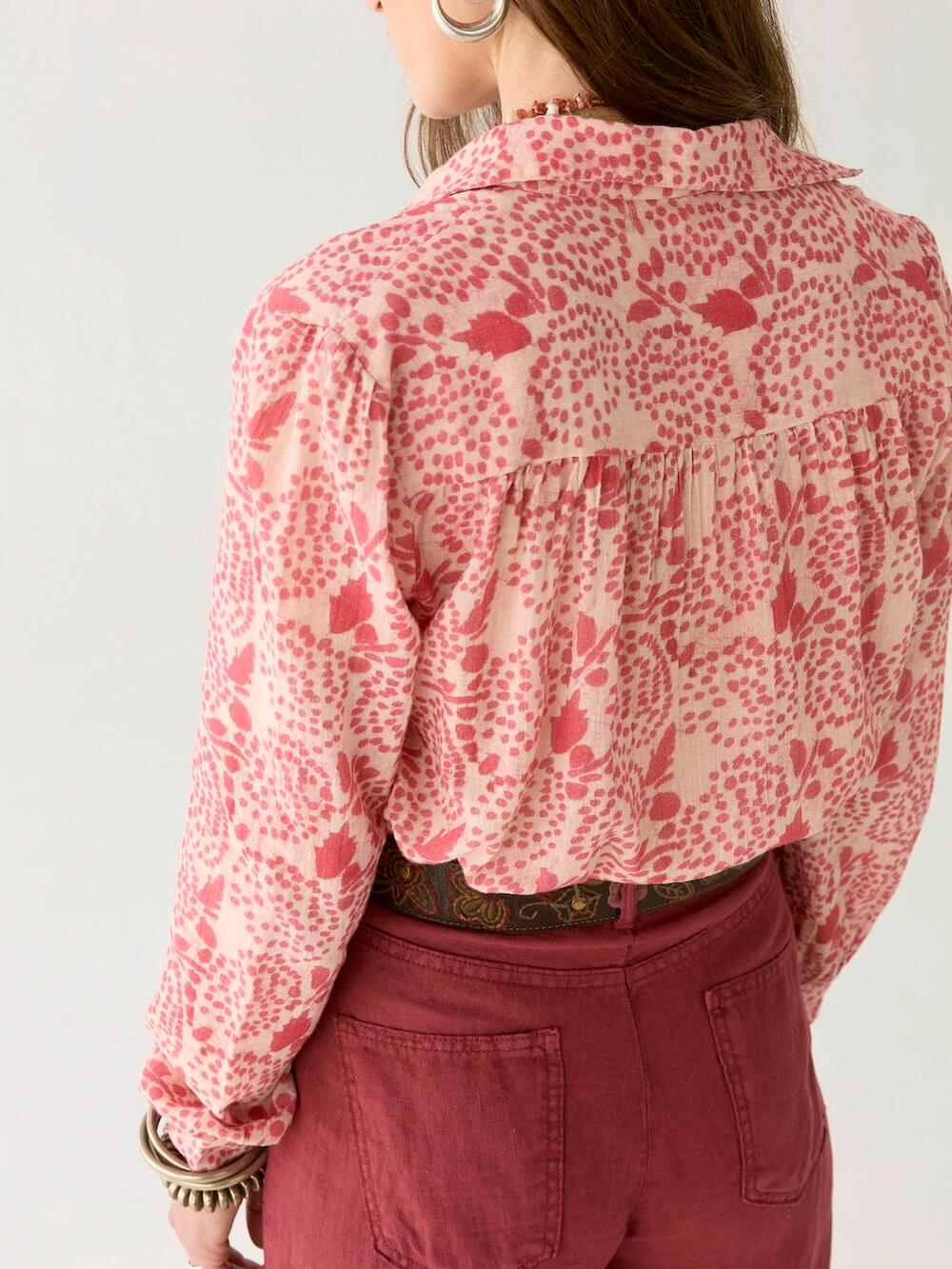 Maison Hotel - Dylan Blouse - Pink Martini