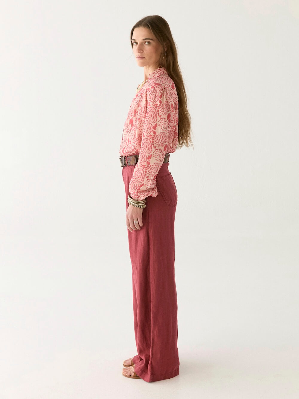 Maison Hotel - Dylan Blouse - Pink Martini