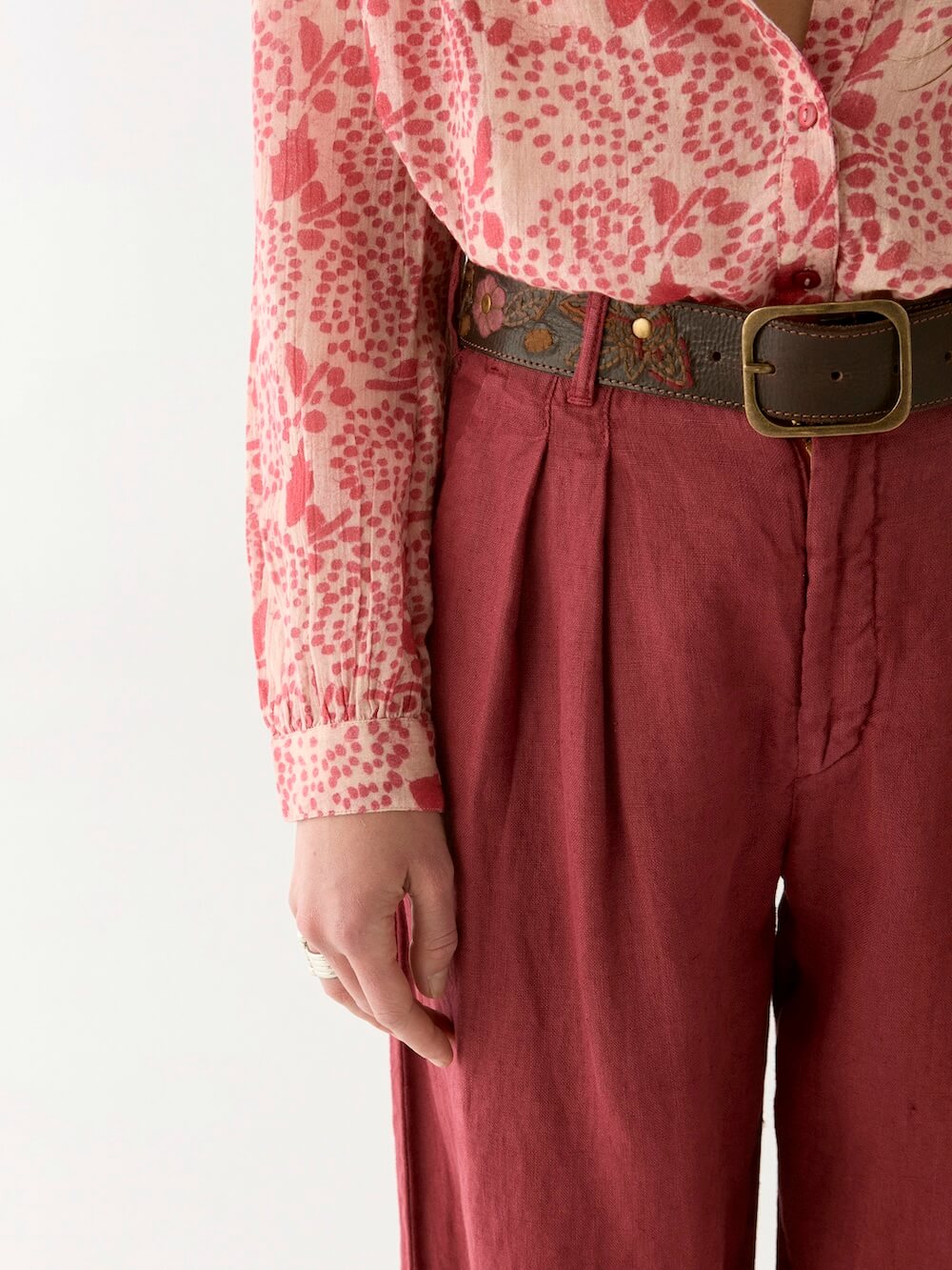 Maison Hotel - Dylan Blouse - Pink Martini