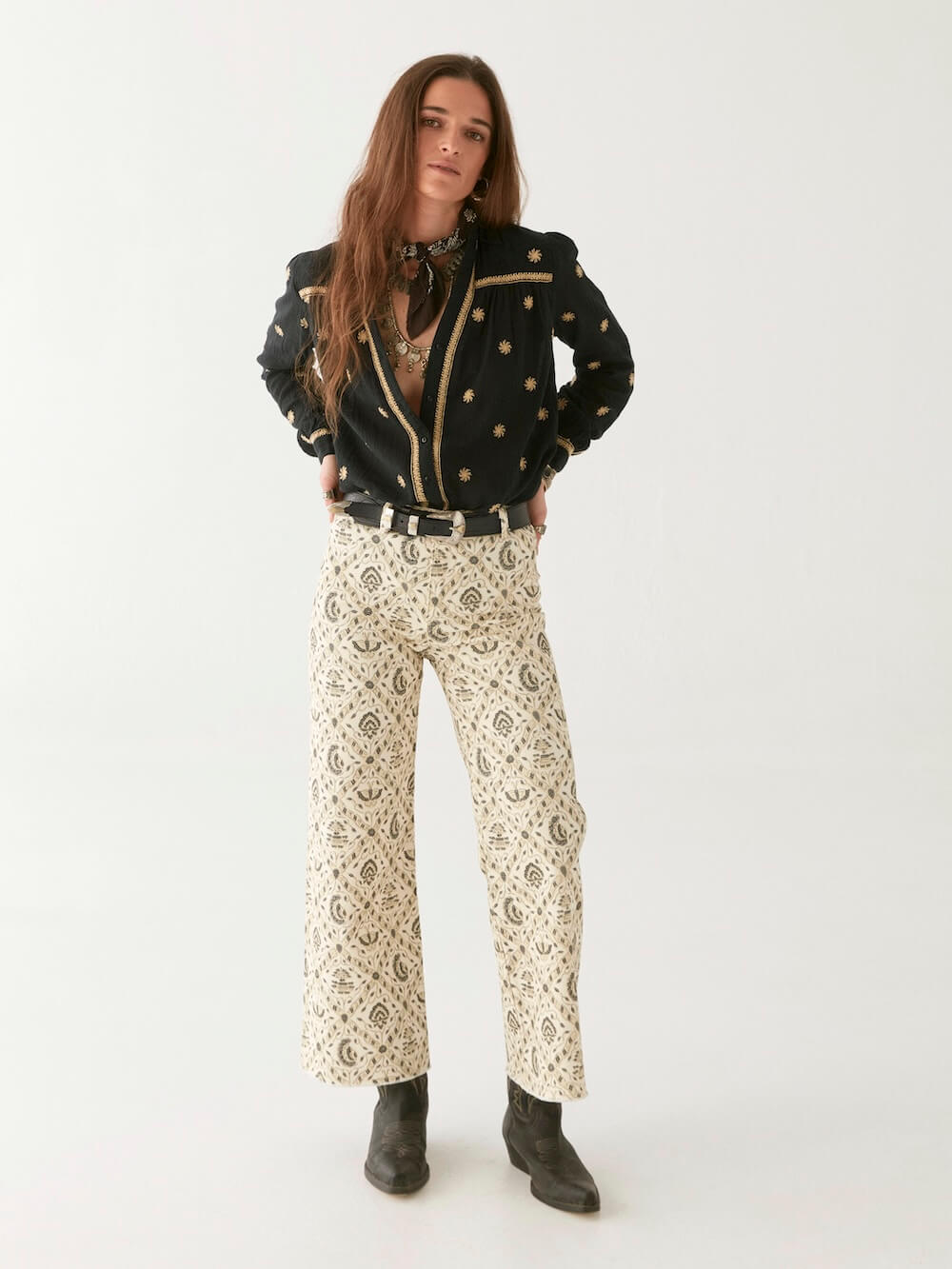 Maison Hotel - Dylan Blouse - Starry Night