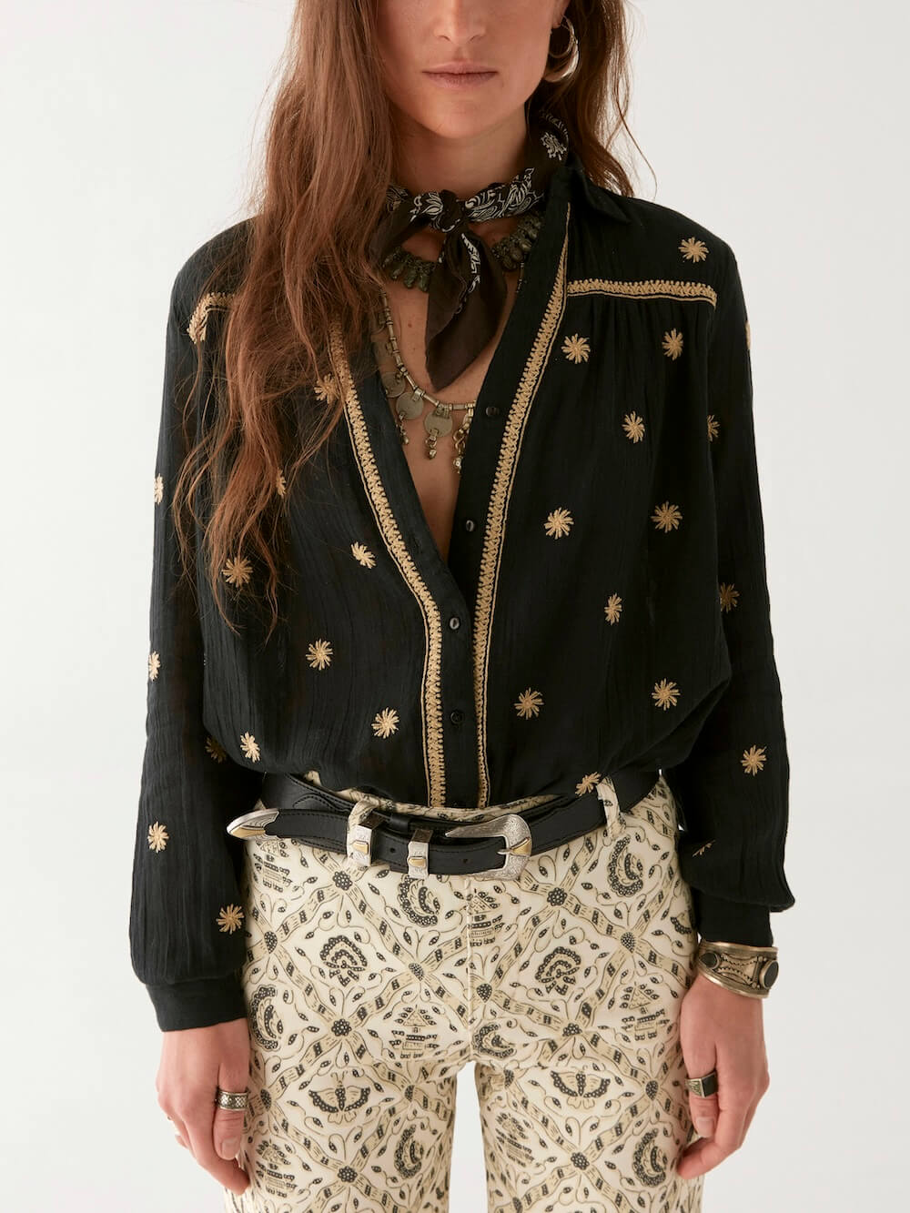 Maison Hotel - Dylan Blouse - Starry Night