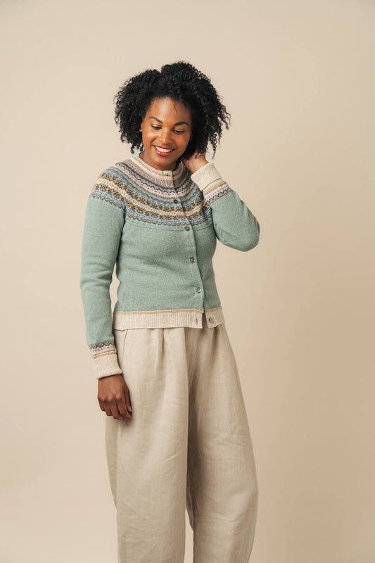 Eribé - Alpine Short Cardigan - Sage