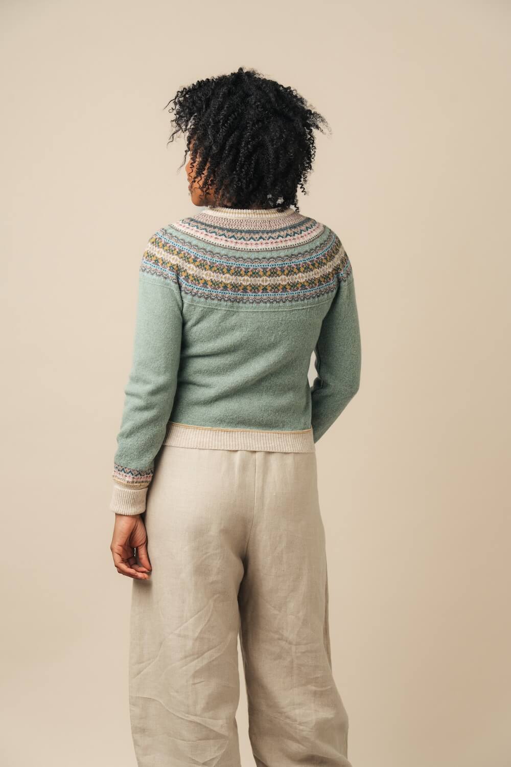 Eribé - Alpine Short Cardigan - Sage