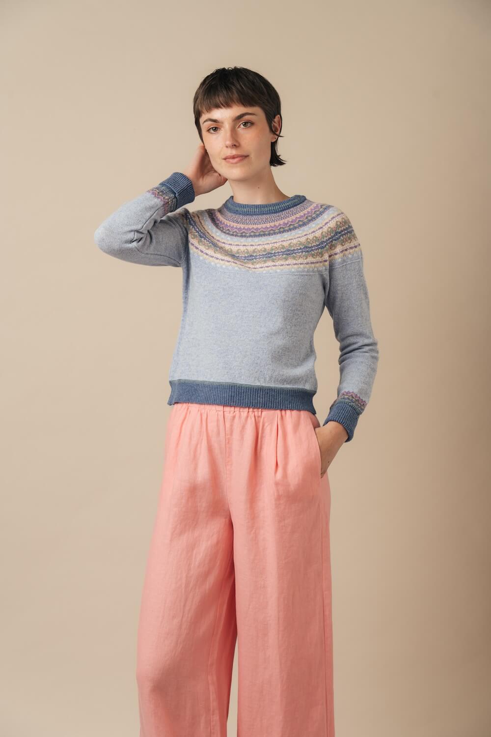 Eribé - Alpine Short Sweater - Dove