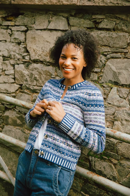Eribé - Kinross Cardigan - Sapphire