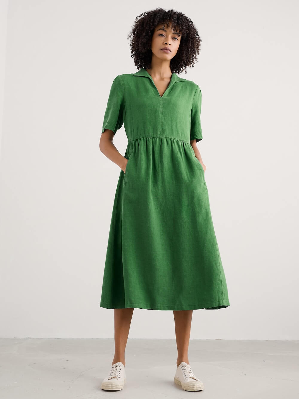 Seasalt - Fen Violet Dress - Hedgerow