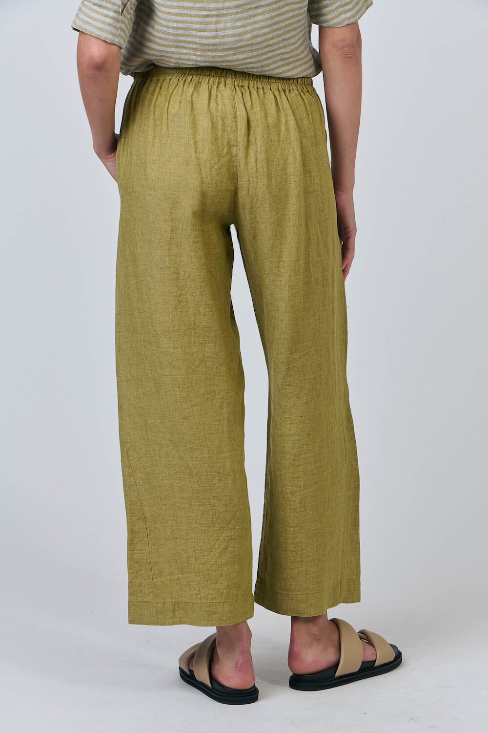 Naturals by O & J - Wide Leg Tailored Pants - Bamboo (GA398)