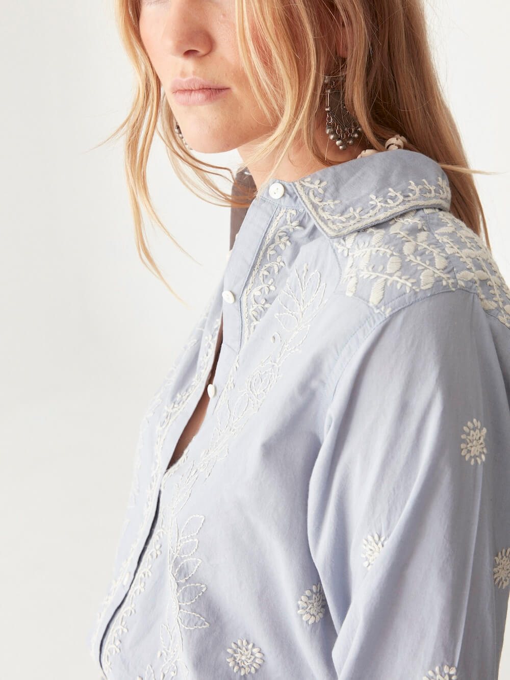 Maison Hotel - Ganges Blouse - Indigo