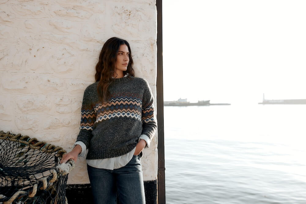 Seasalt - Golden Light Jumper - Sonata Coal Jetty Mix