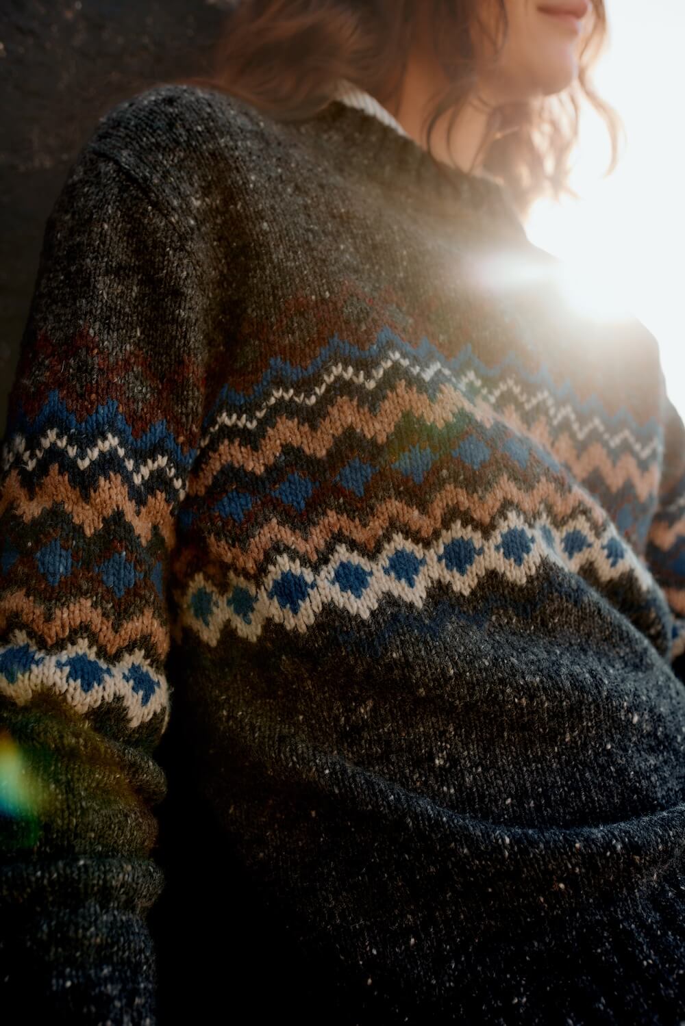 Seasalt - Golden Light Jumper - Sonata Coal Jetty Mix