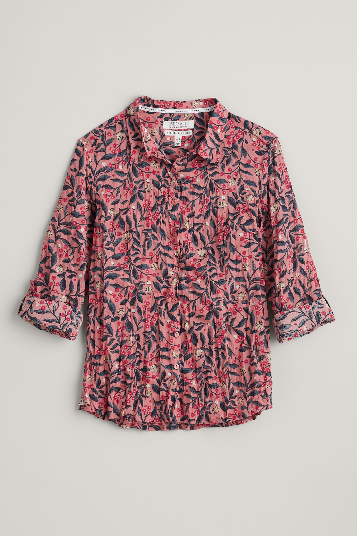 Seasalt Larissa Shirt - Ceramic Floral Rose Dew