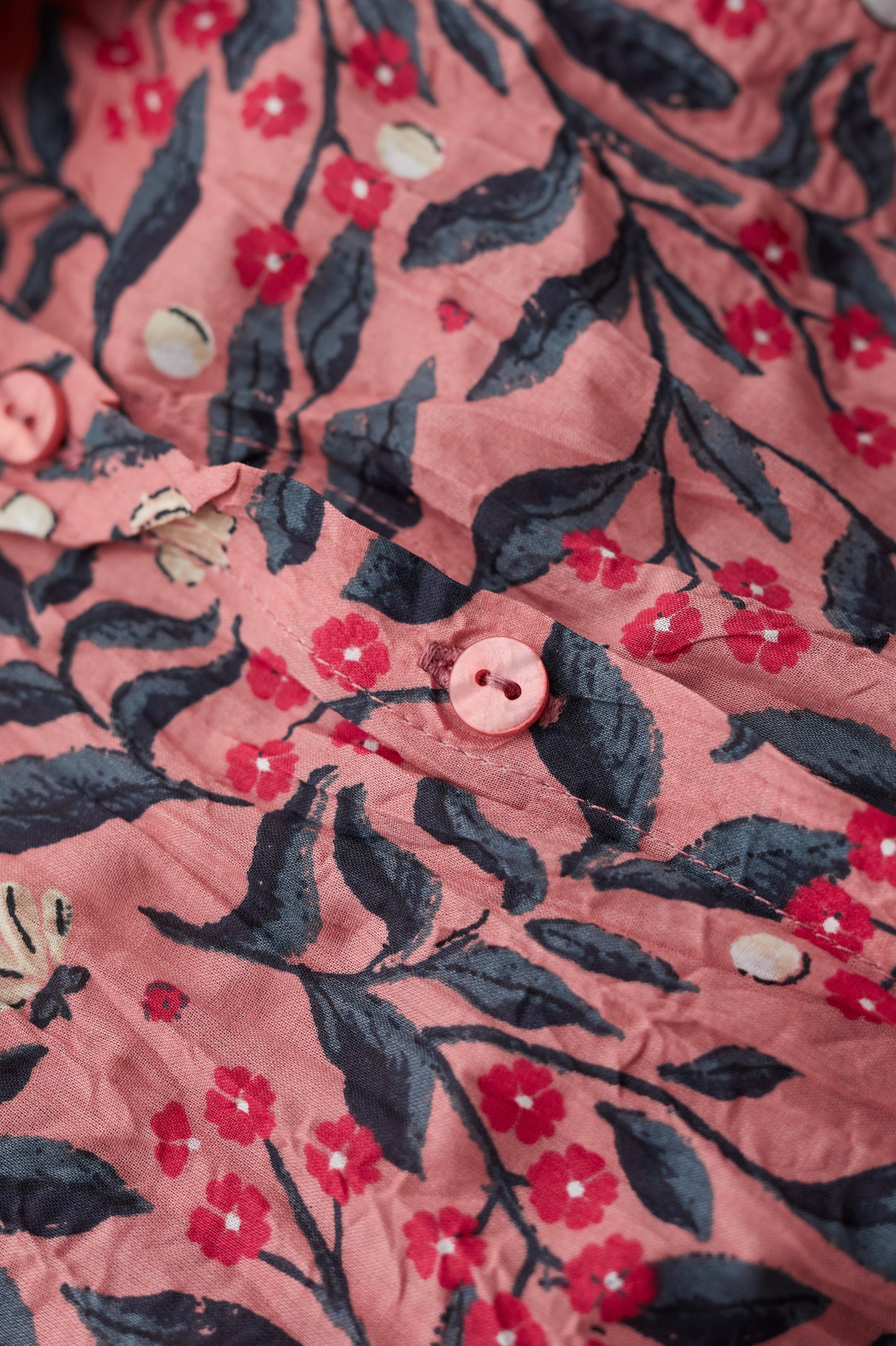 Seasalt Larissa Shirt - Ceramic Floral Rose Dew