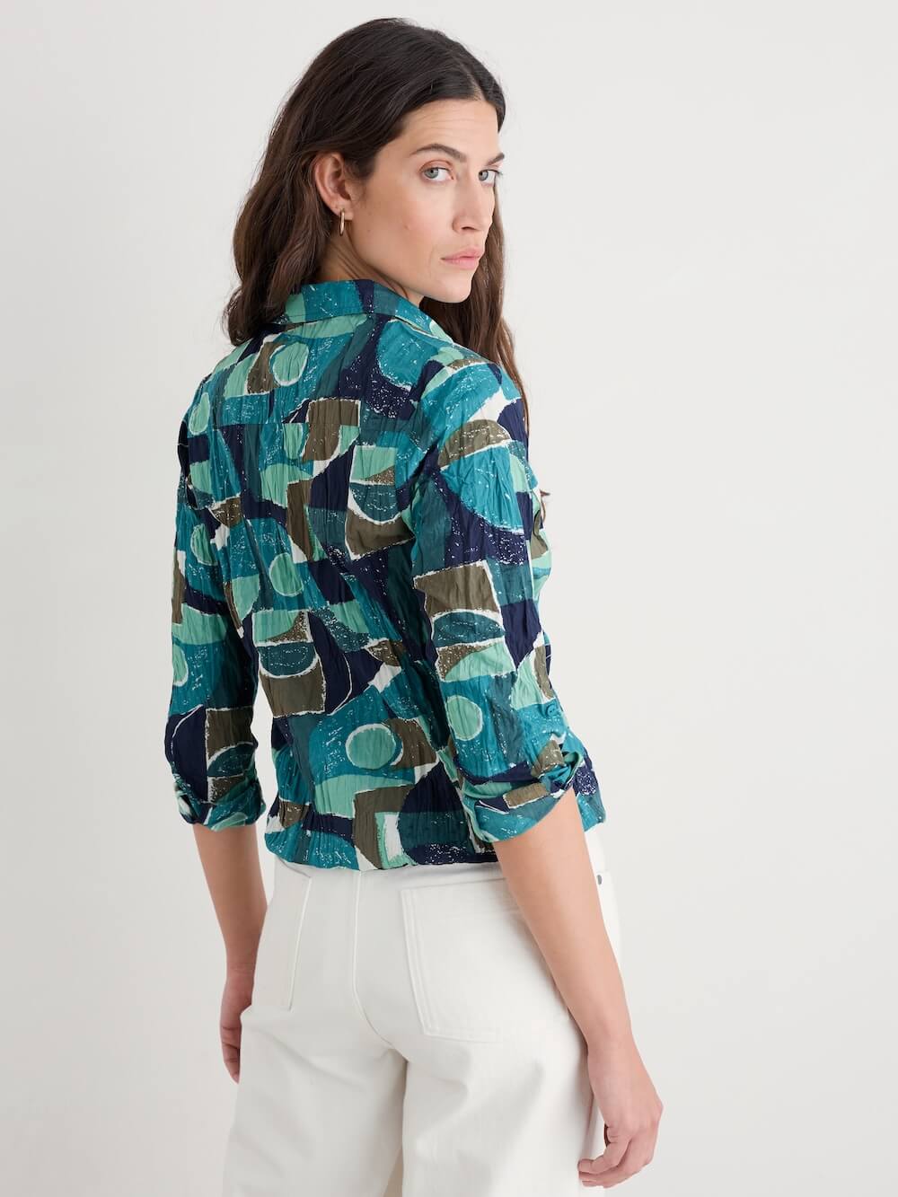 Seasalt - Larissa Shirt - Penwith Abstract Emulsion
