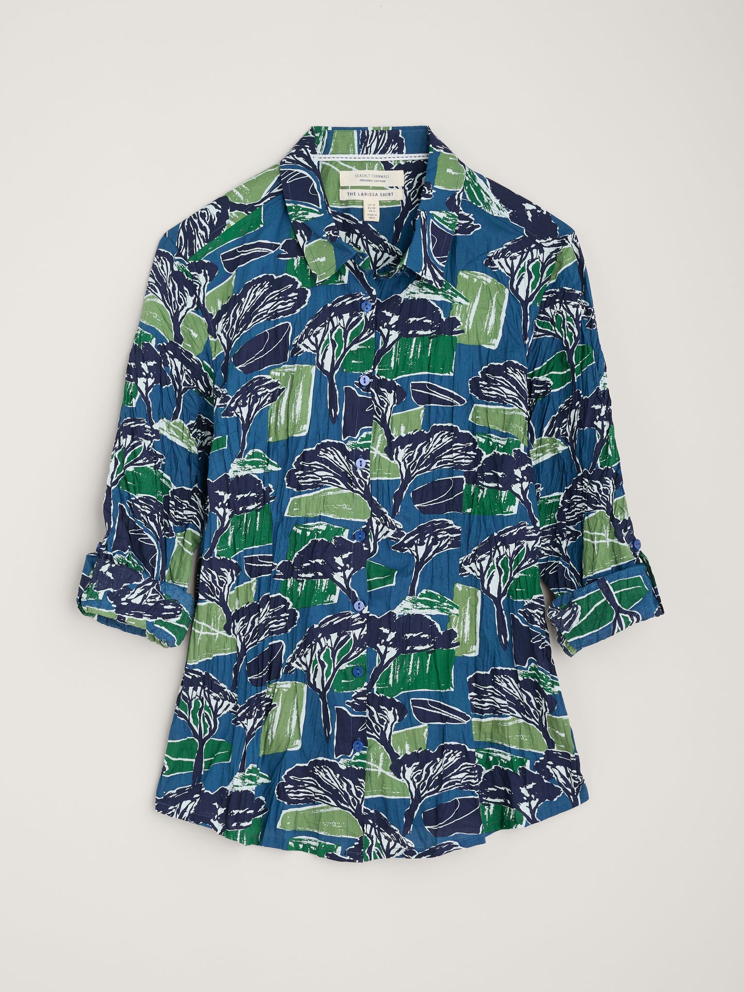 Seasalt 'Larissa Shirt' - Sketchbook Trees Sea Cave