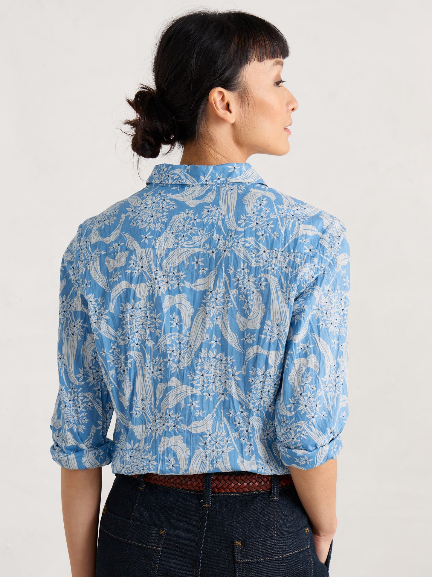 Seasalt Larissa Shirt - Wild Woodland Clear Sky