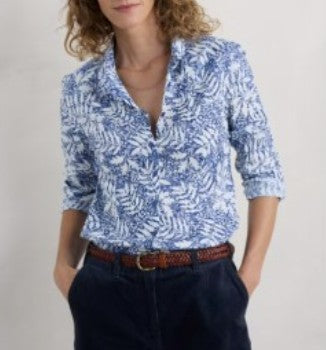 Seasalt 'Larissa Shirt' - Frosted Leaves Shallows