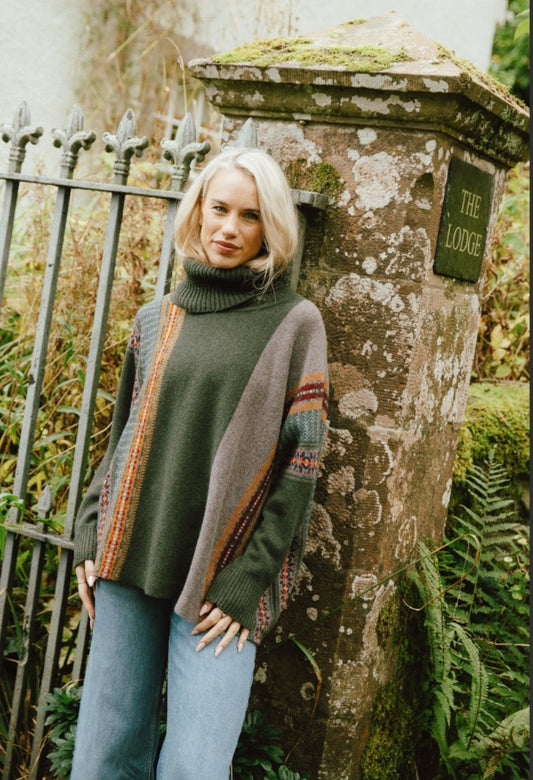 Eribe Montrose Cowl Sweater Bracken