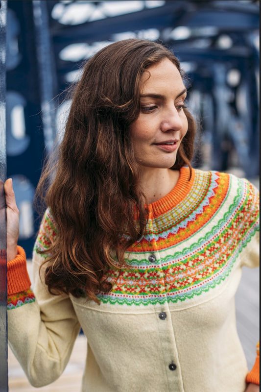 Eribe Alpine Short Cardigan Limoncello