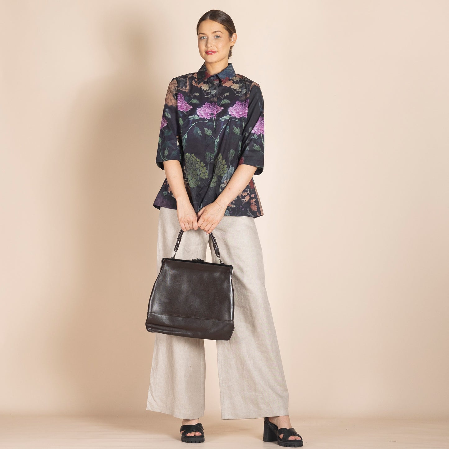 Megan Salmon Trapeze Shirt - Peking
