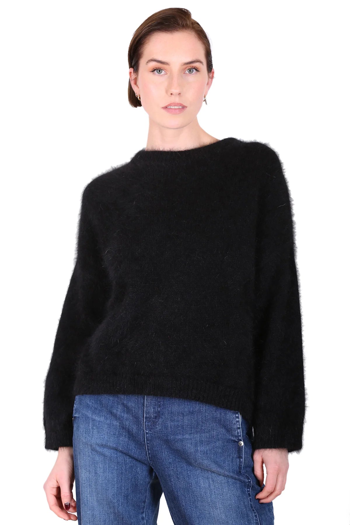 Olga de Polga Montreal Angora Knit Black