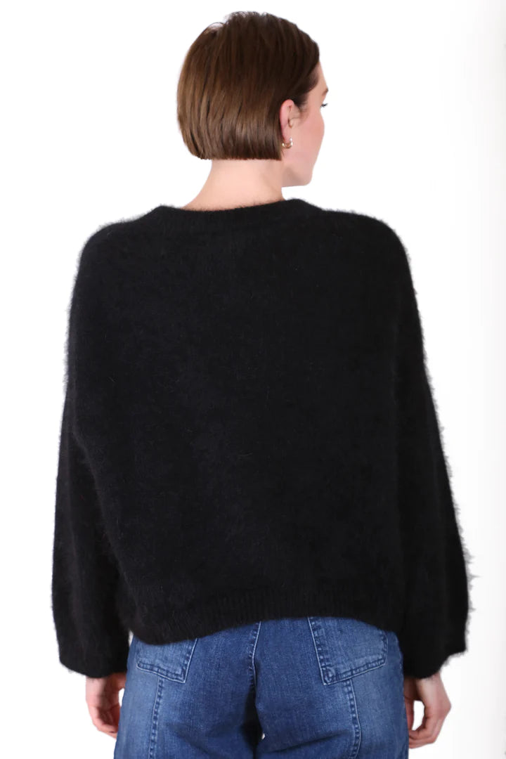 Olga de Polga Montreal Angora Knit Black