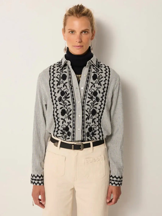 Maison Hotel - Amanda Blouse - Azzurro