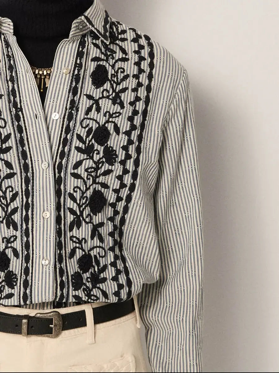 Maison Hotel - Amanda Blouse - Azzurro