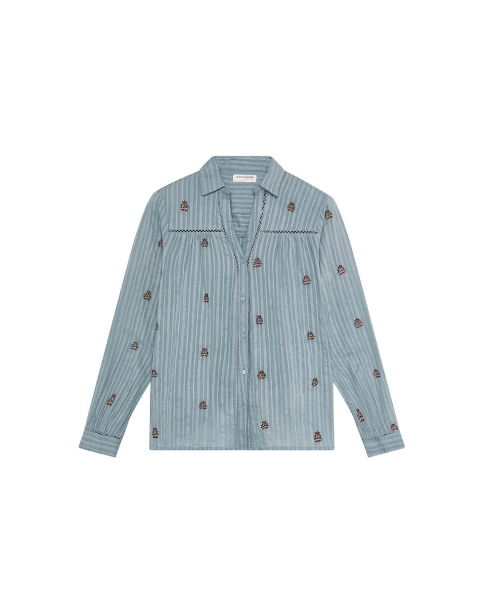 Maison Hotel - Amrit Blouse - Dusty Blue