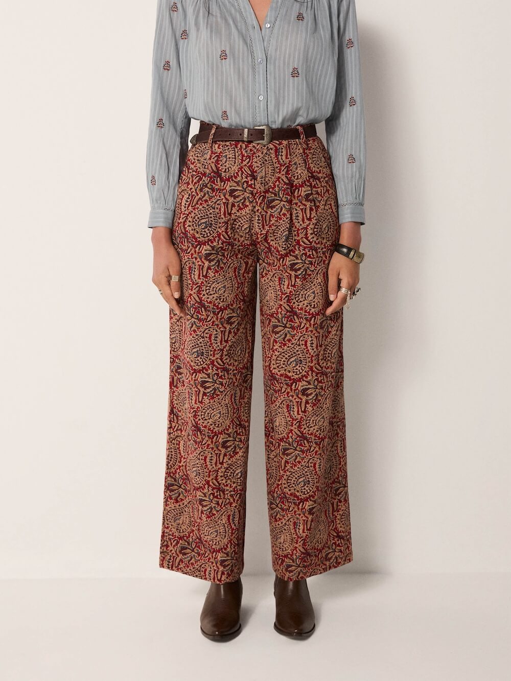 Maison Hotel - Amrit Blouse - Dusty Blue