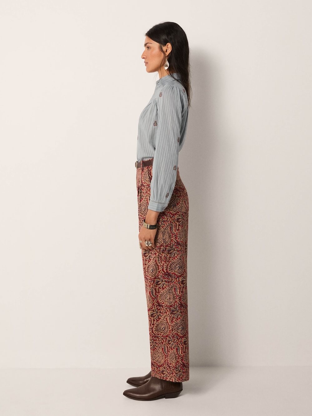 Maison Hotel - Amrit Blouse - Dusty Blue