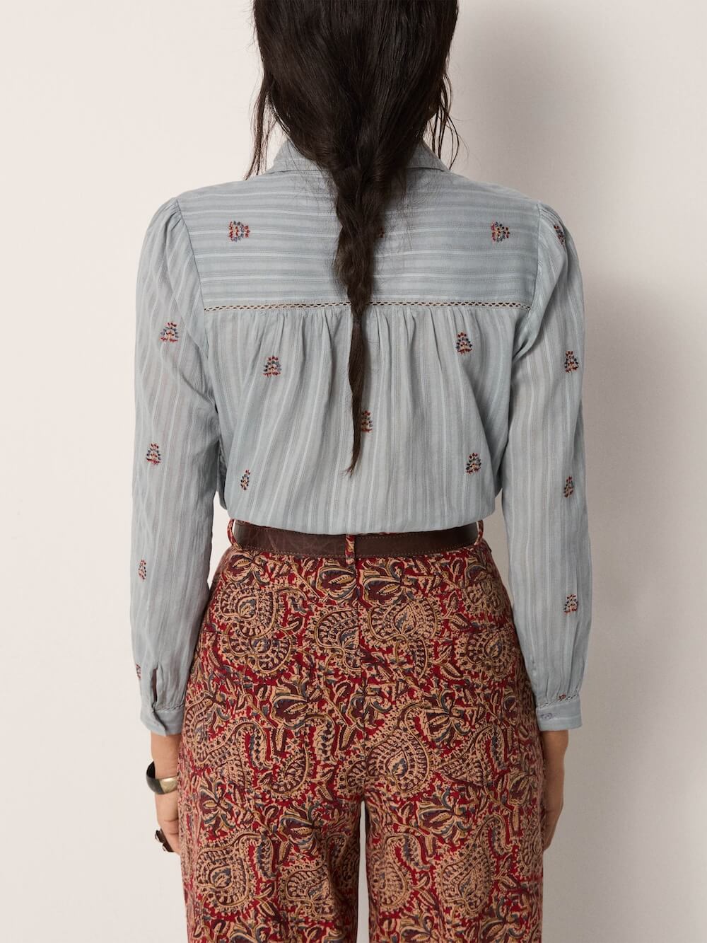 Maison Hotel - Amrit Blouse - Dusty Blue