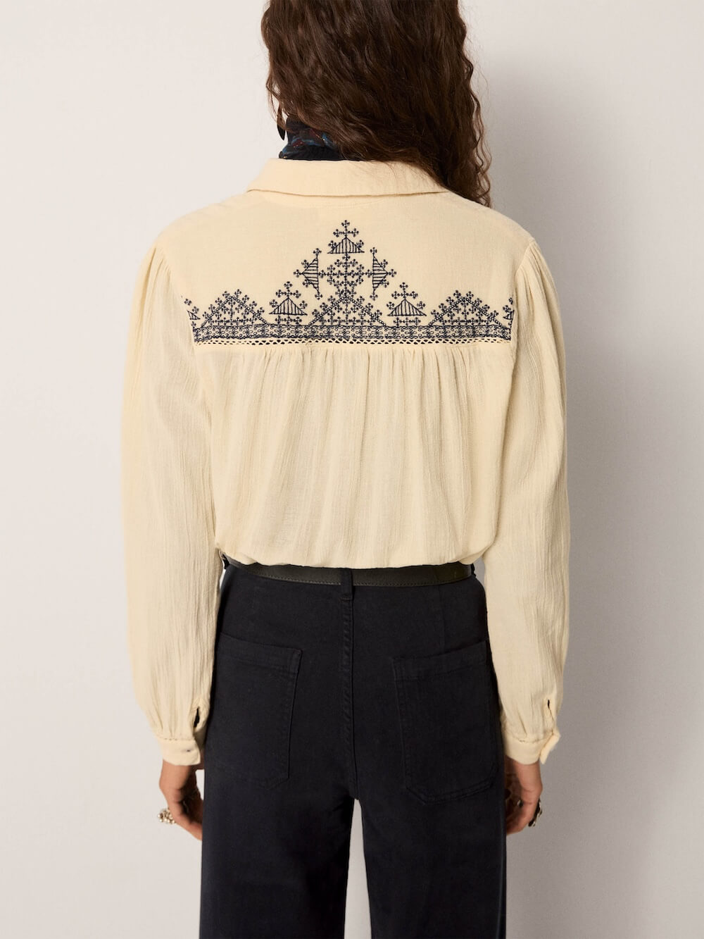 Maison Hotel - Amrit Blouse - Navy Blue