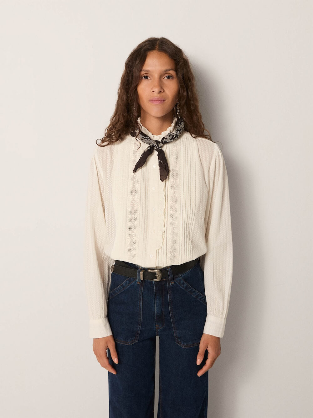 Maison Hotel - Bella Blouse - Pearl