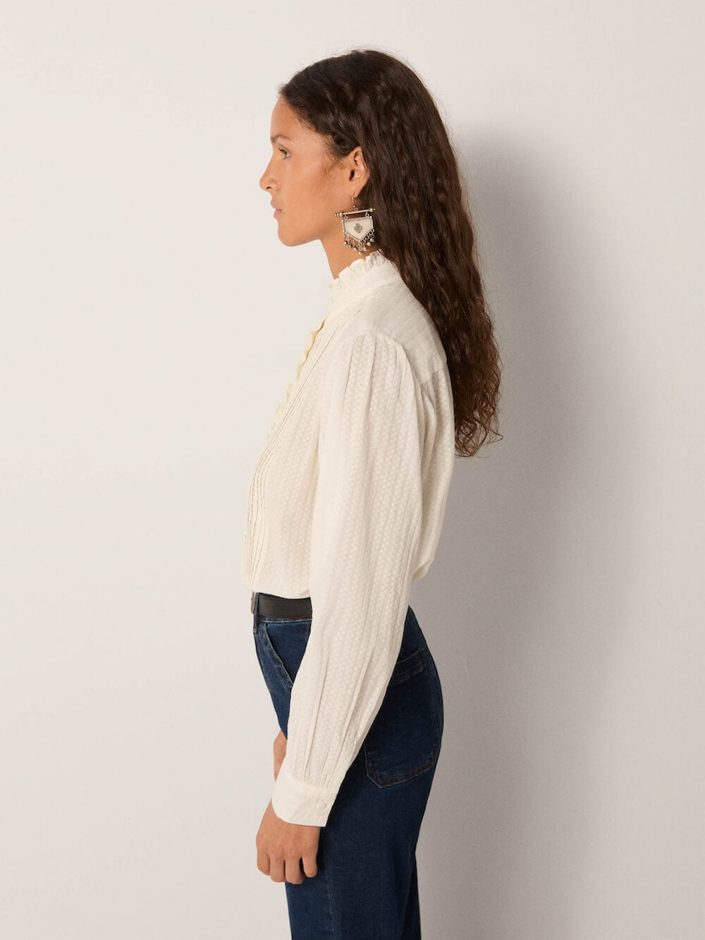 Maison Hotel - Bella Blouse - Pearl