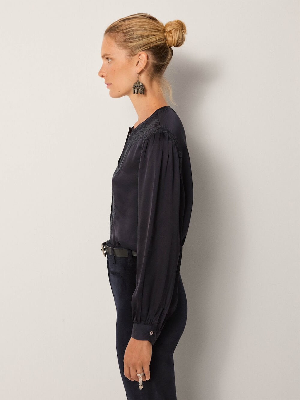 Maison Hotel - Clotilde Blouse - Azure