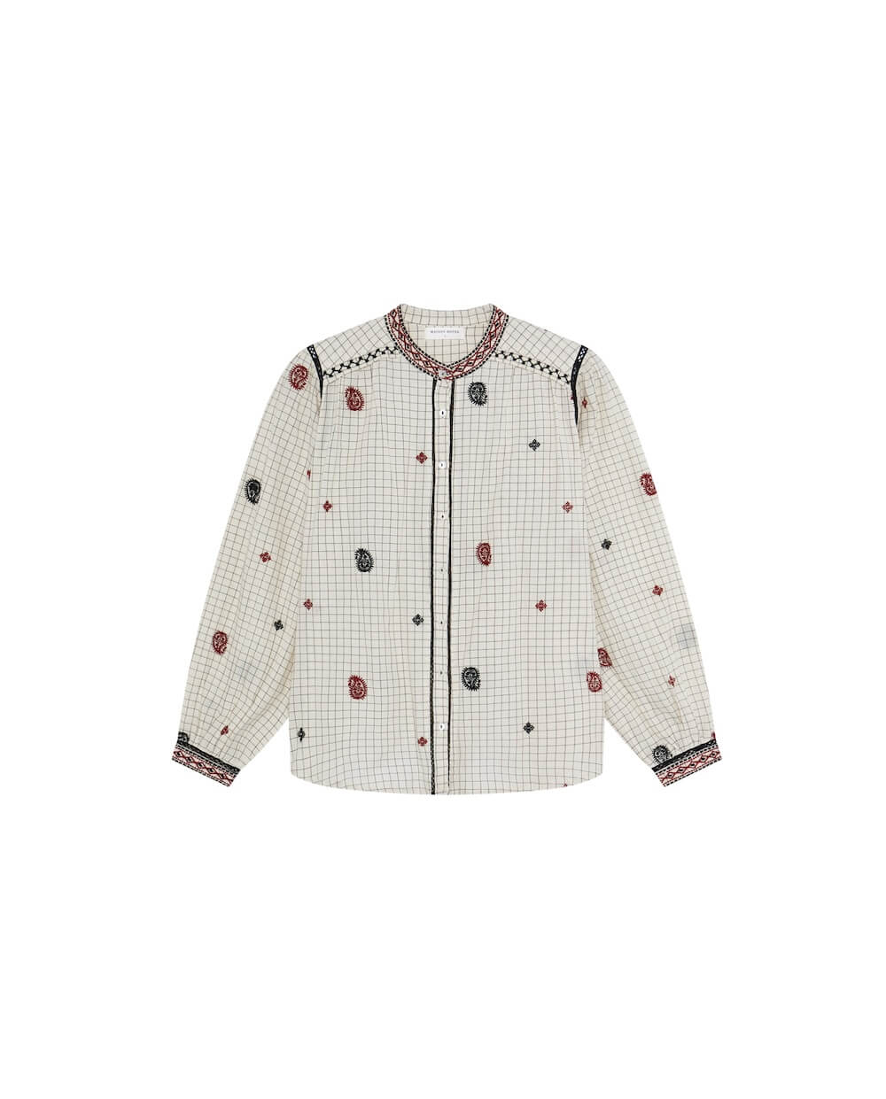 Maison Hotel - Colette Blouse - Ivory Checks