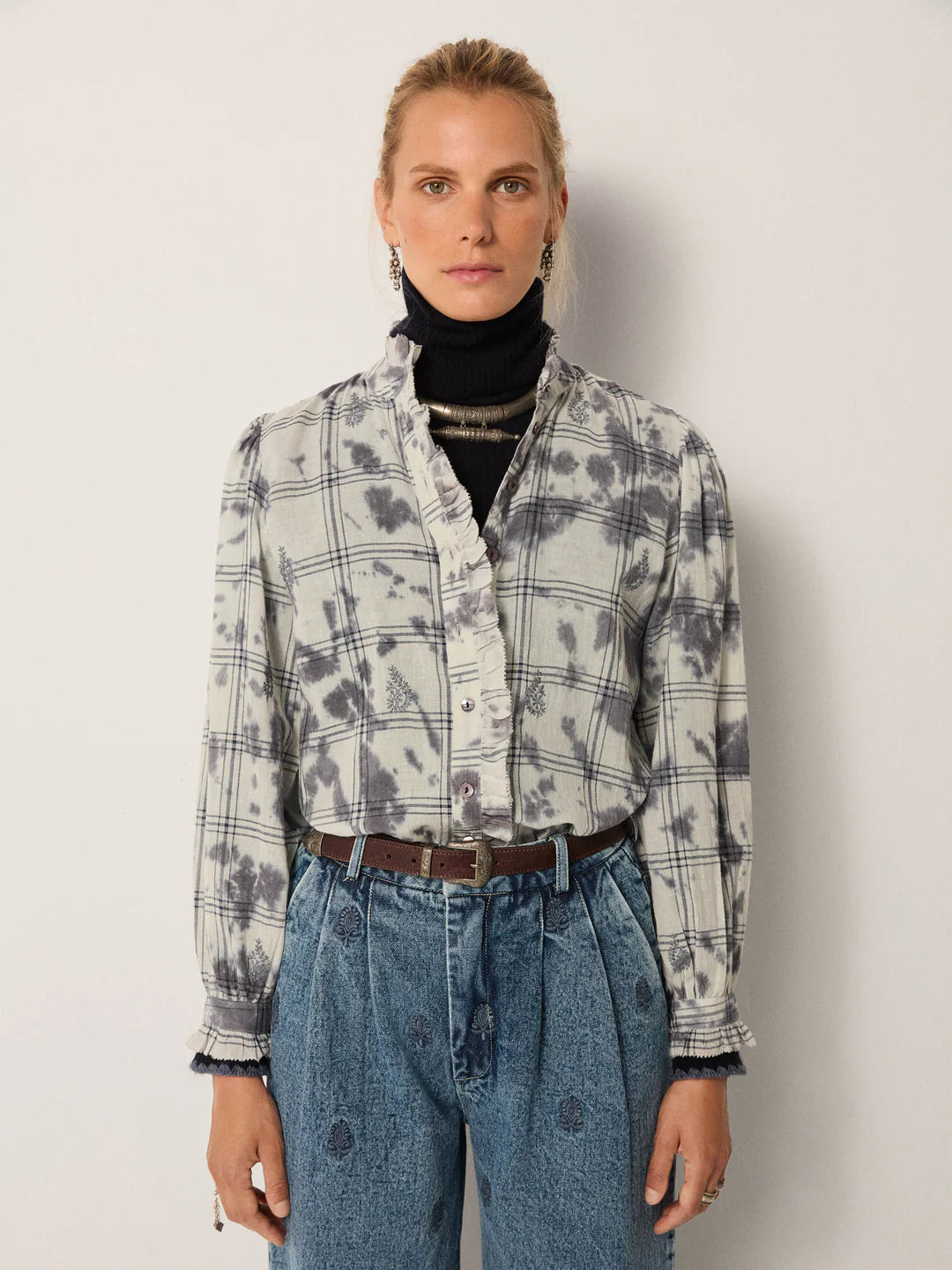 Maison Hotel - Consu Blouse - Misty Blue