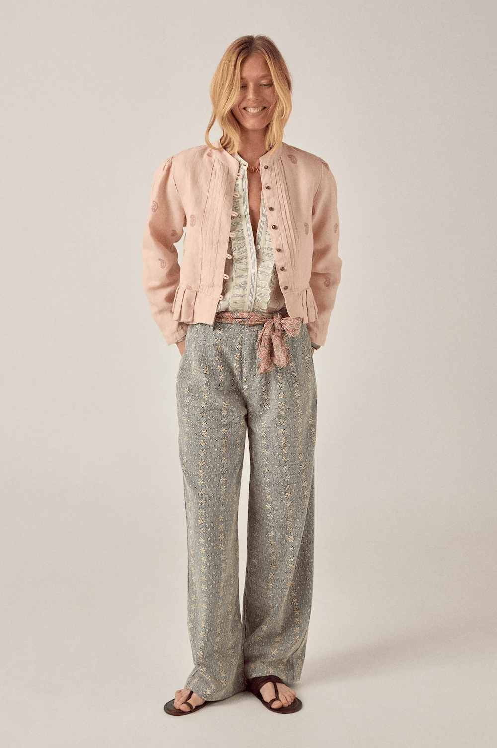 Maison Hotel - Elta Blouse - Cloud Thread
