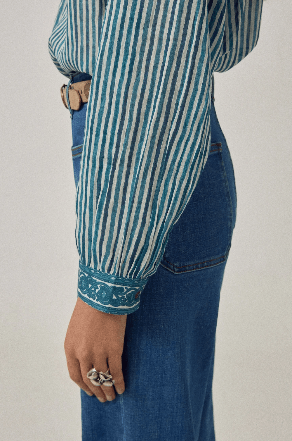 Maison Hotel - Maria Shirt - Blue Ink