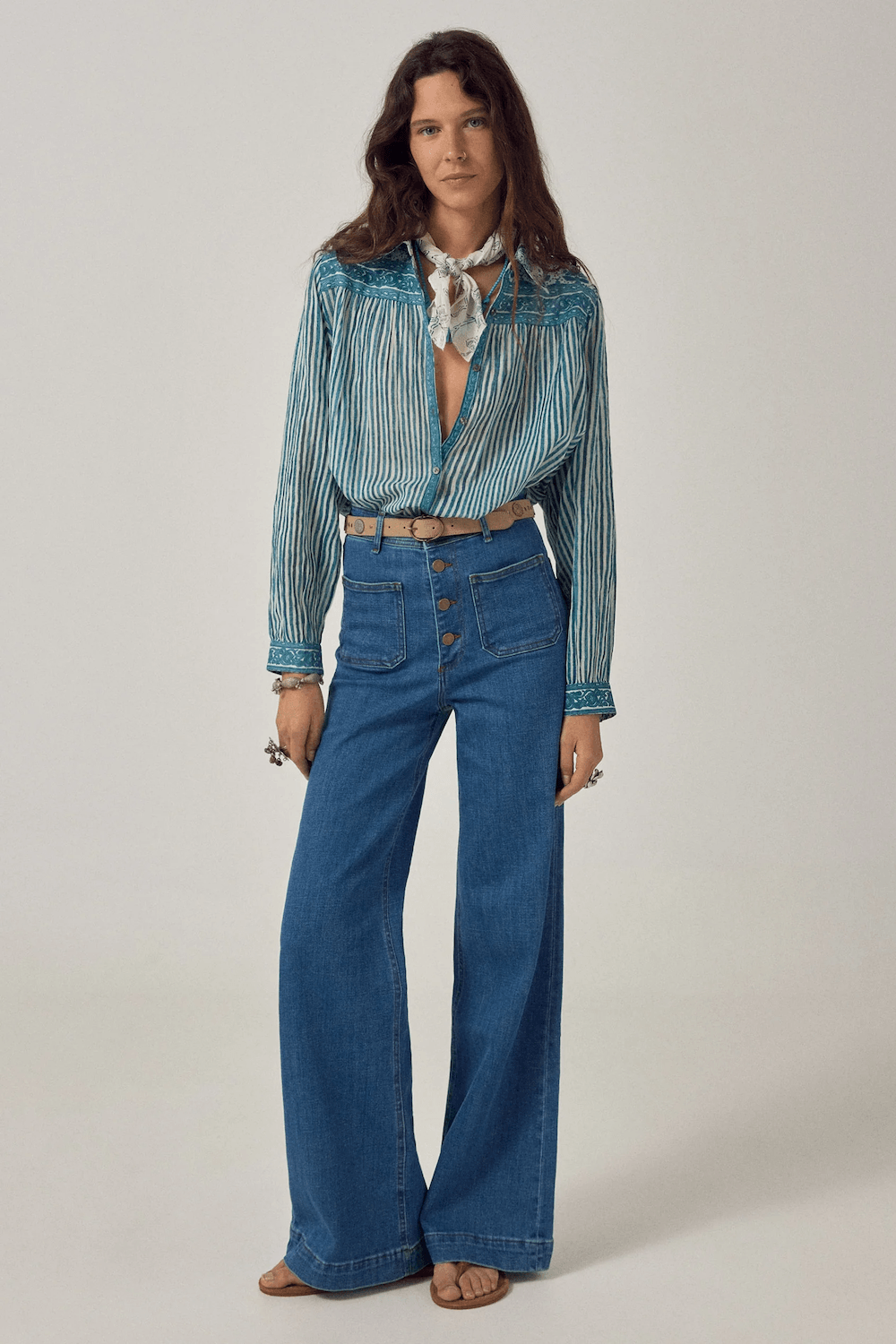 Maison Hotel - Maria Shirt - Blue Ink