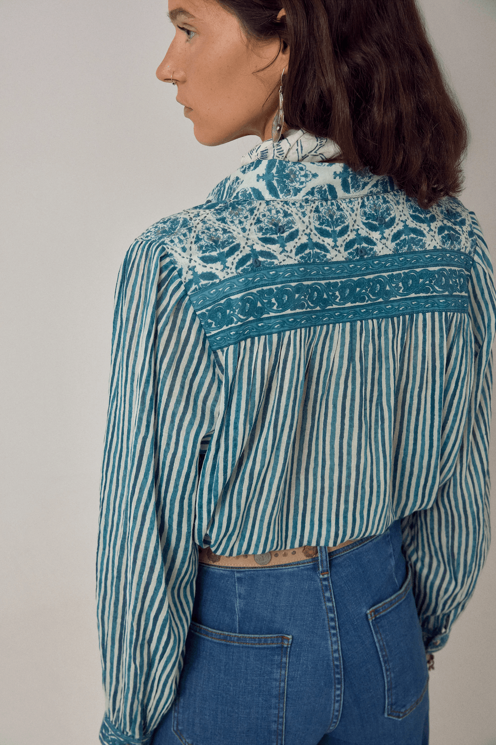 Maison Hotel - Maria Shirt - Blue Ink