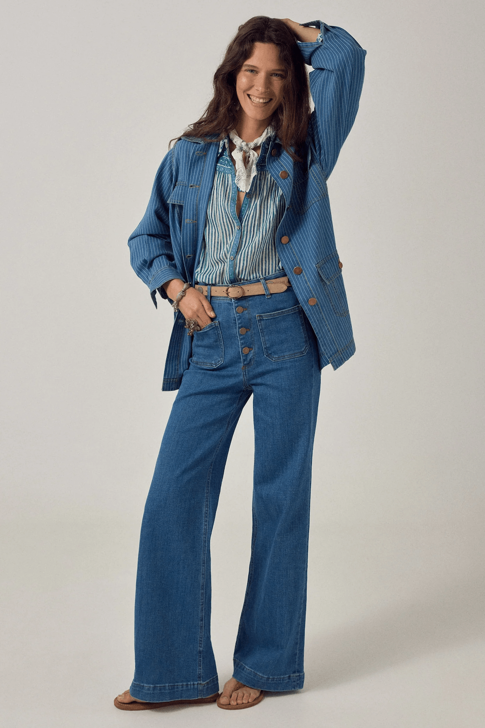 Maison Hotel - Maria Shirt - Blue Ink