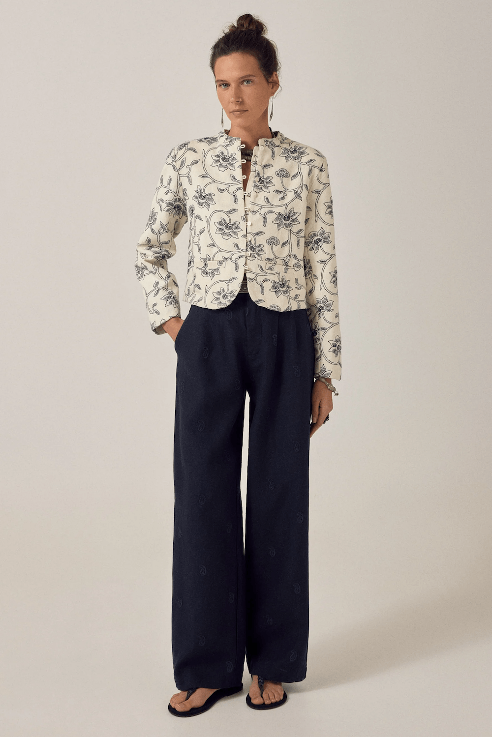 Maison Hotel - Masako Jacket - White Fuji