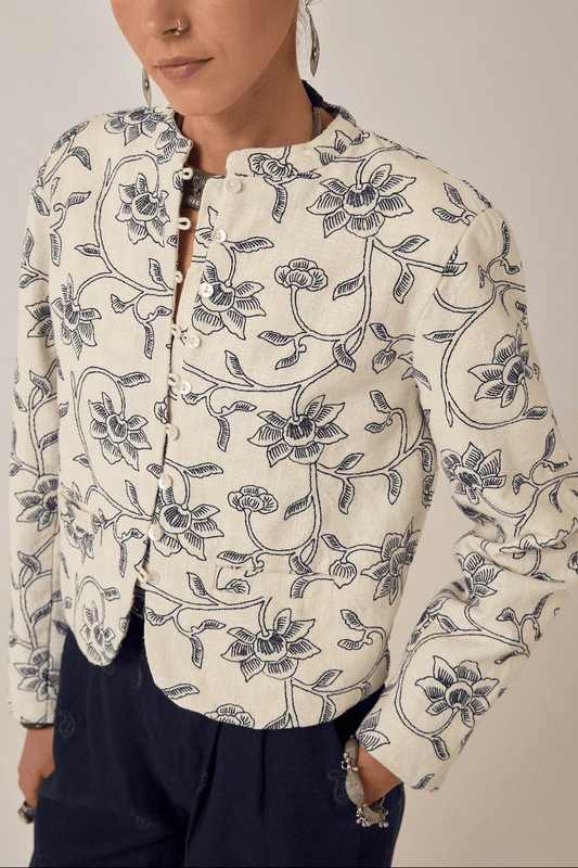 Maison Hotel - Masako Jacket - White Fuji