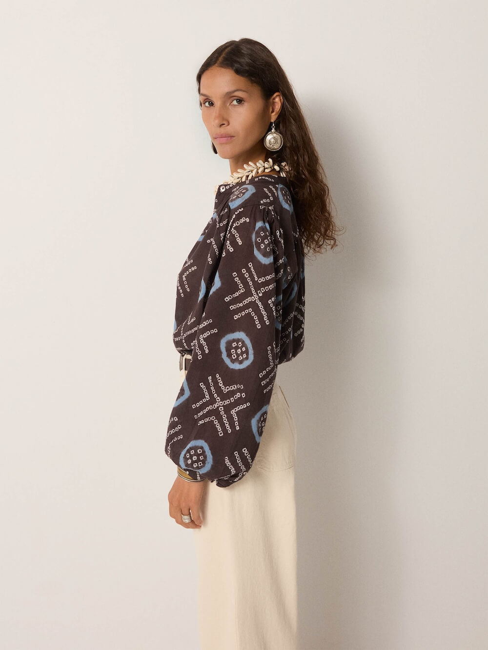 Maison Hotel - Omara Blouse - Stormy Blue