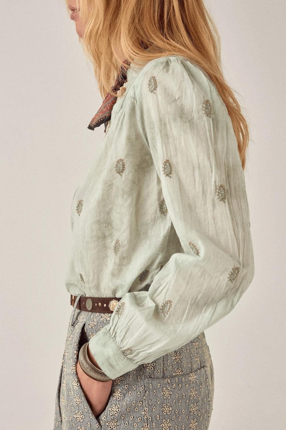 Maison Hotel - Rani Shirt - Jade